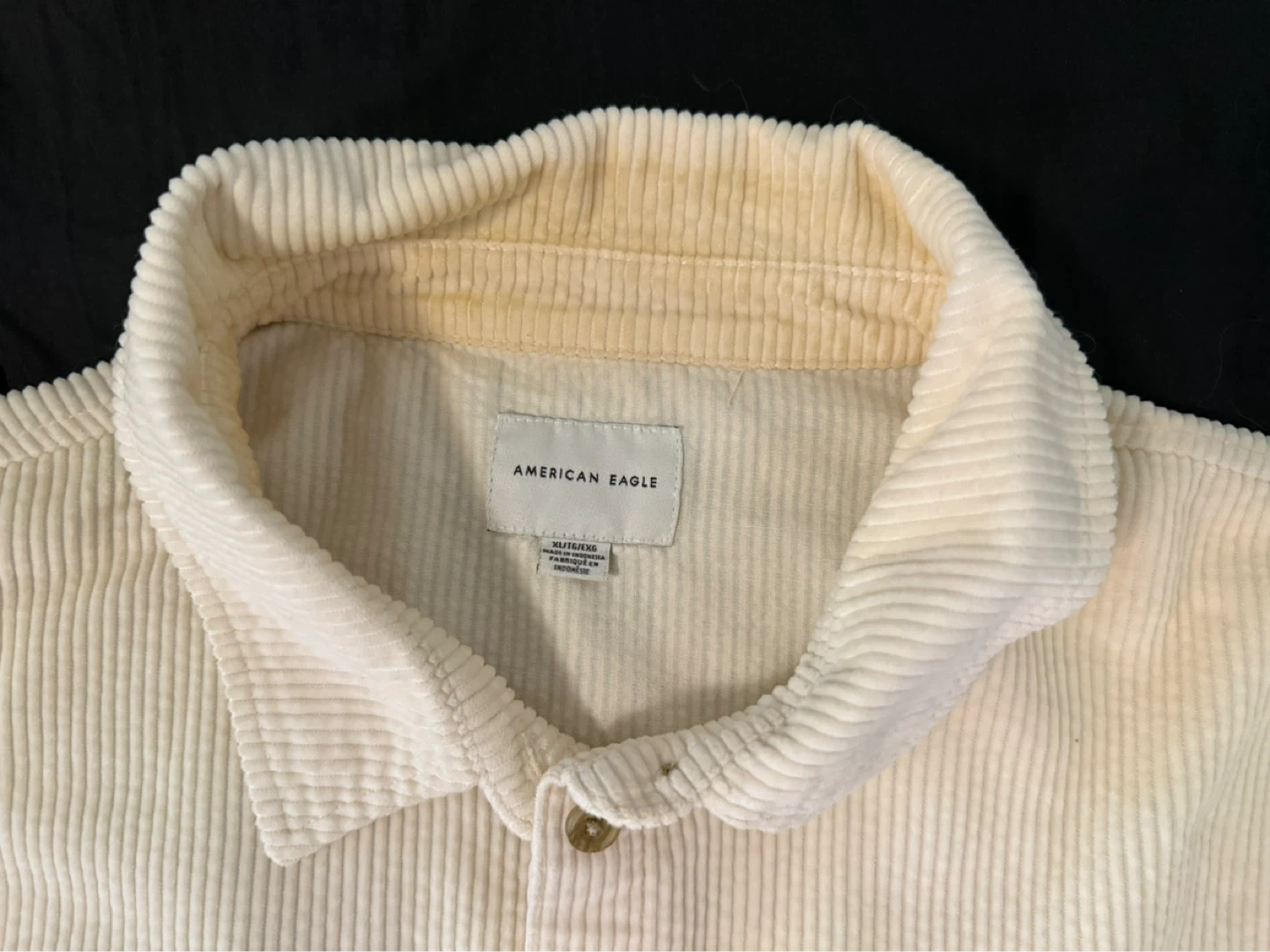 American Eagle Corduroy Shirt Cream XL - photo 2