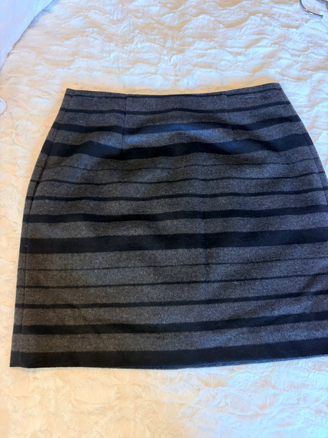 Banana Republic Striped Wool Blend Mini Skirt Size 6