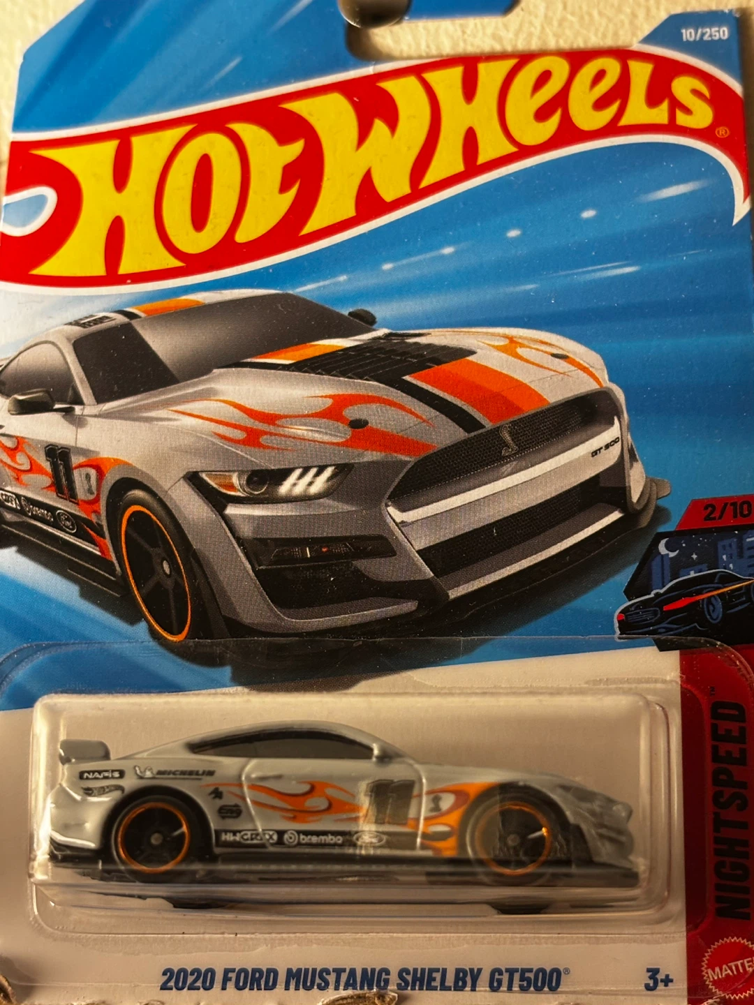 Hot Wheels 2020 Ford Mustang Shelby GT500 Night Speed
