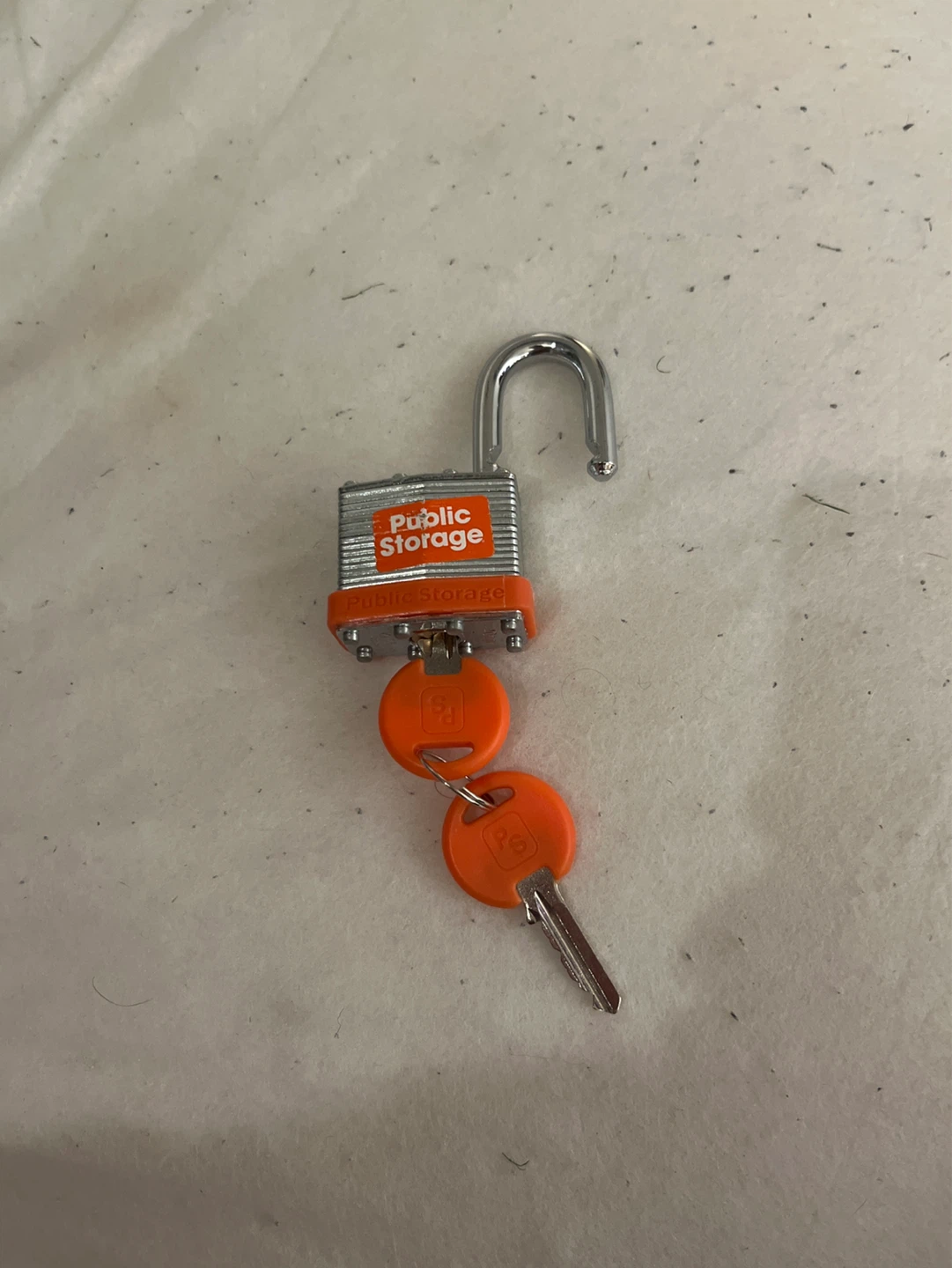 Public Storage Padlock with 2 Keys