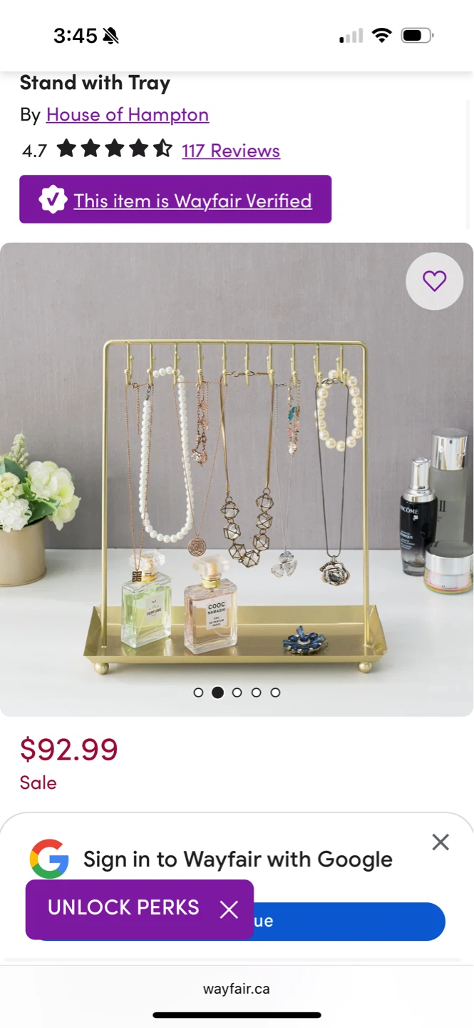 JEWELRY HOLDER - Necklace/Jewelery holder - MOVING SALE - photo 3