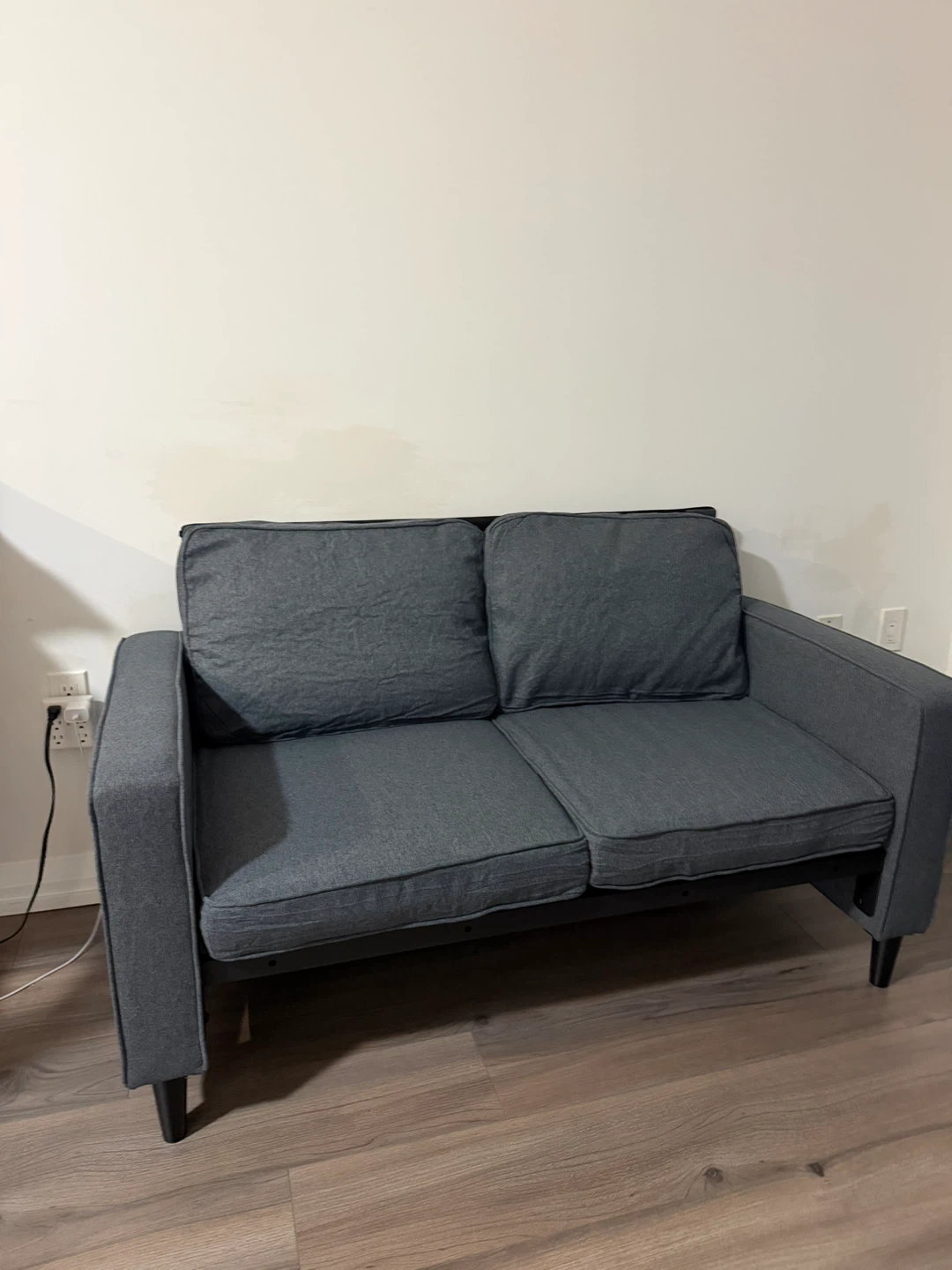 Grey Loveseat Sofa - photo 4