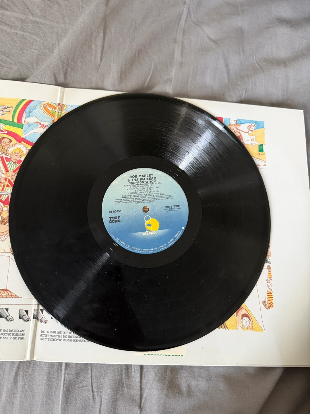 Bob Marley & The Wailers Confrontation Vinyl Record - photo 4