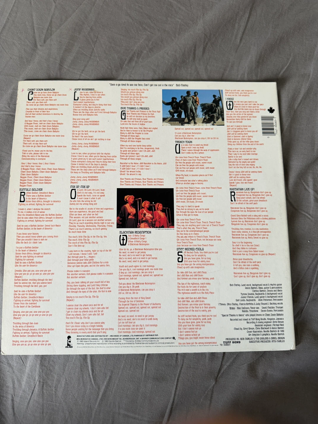 Bob Marley & The Wailers Confrontation Vinyl Record - photo 5