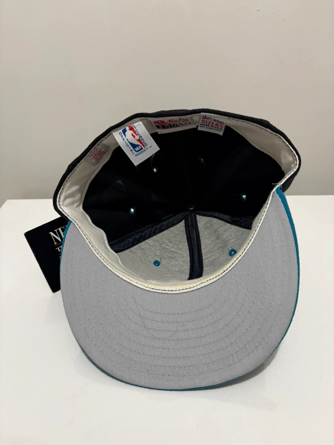 Vintage 90s Charolette Hornets New Era fitted 6 7/8 hat cap - photo 5