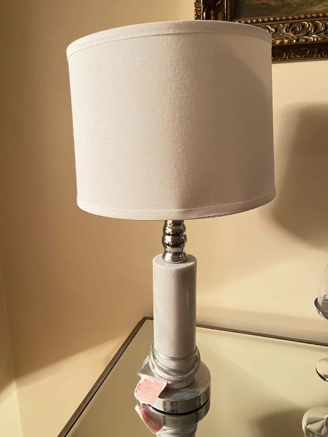 Table Lamp with Fabric Shade
