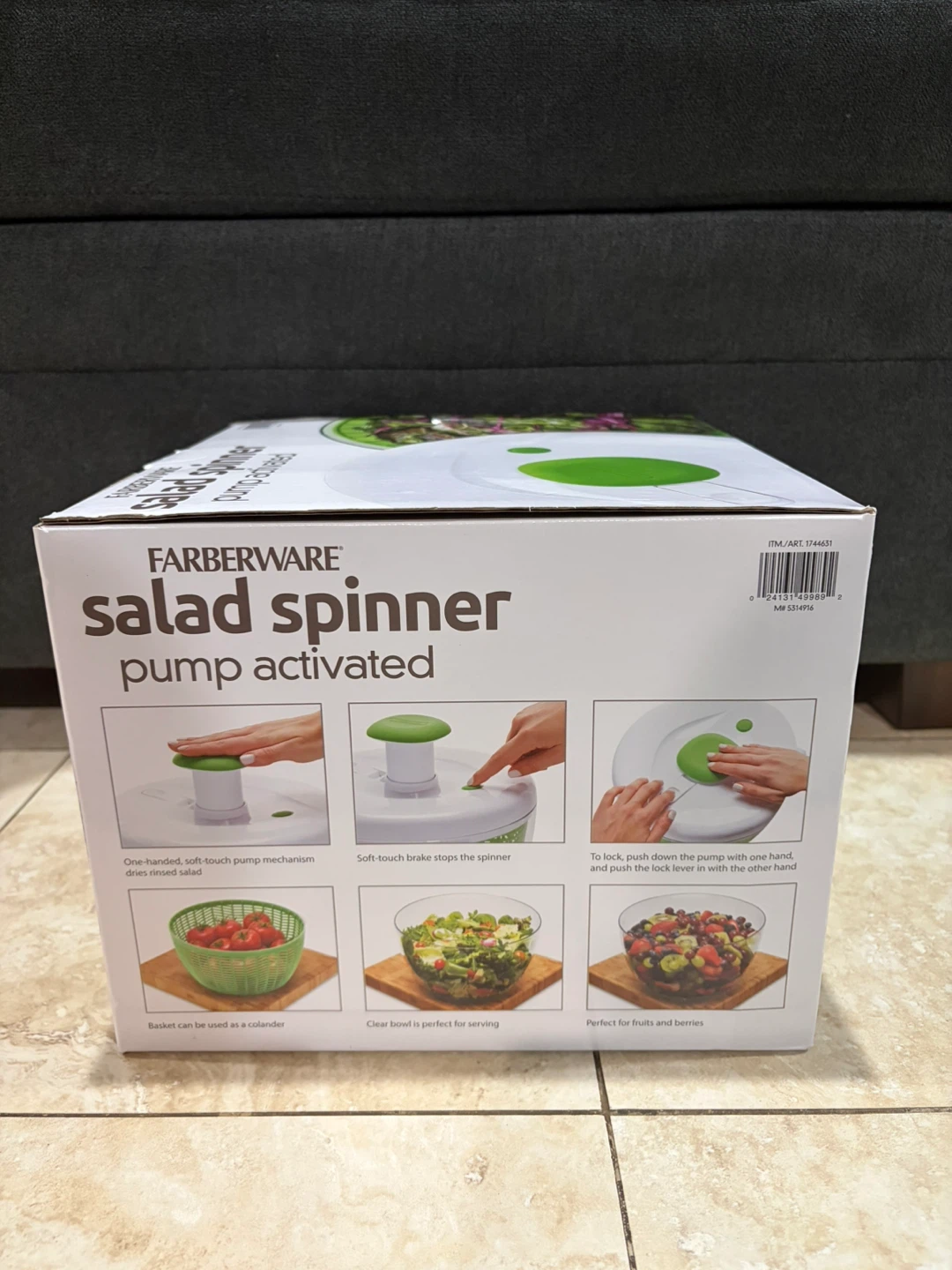 Farberware pro Pump Spinner with Bowl - Brand New - photo 3