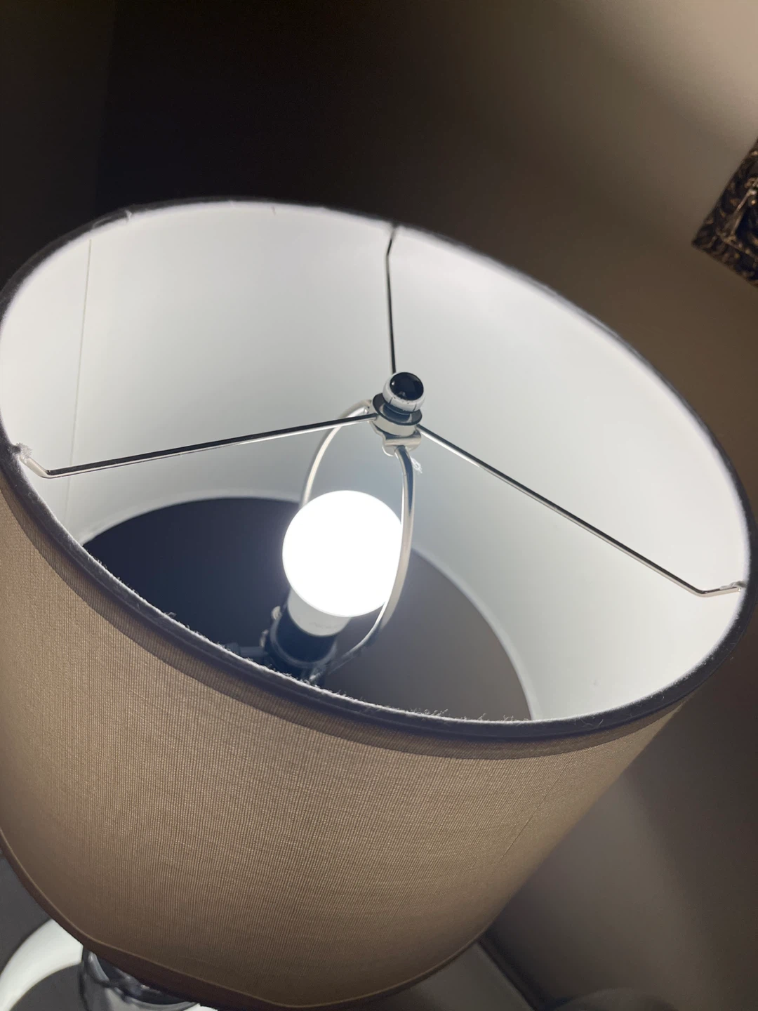 Table Lamp with Fabric Shade - photo 4