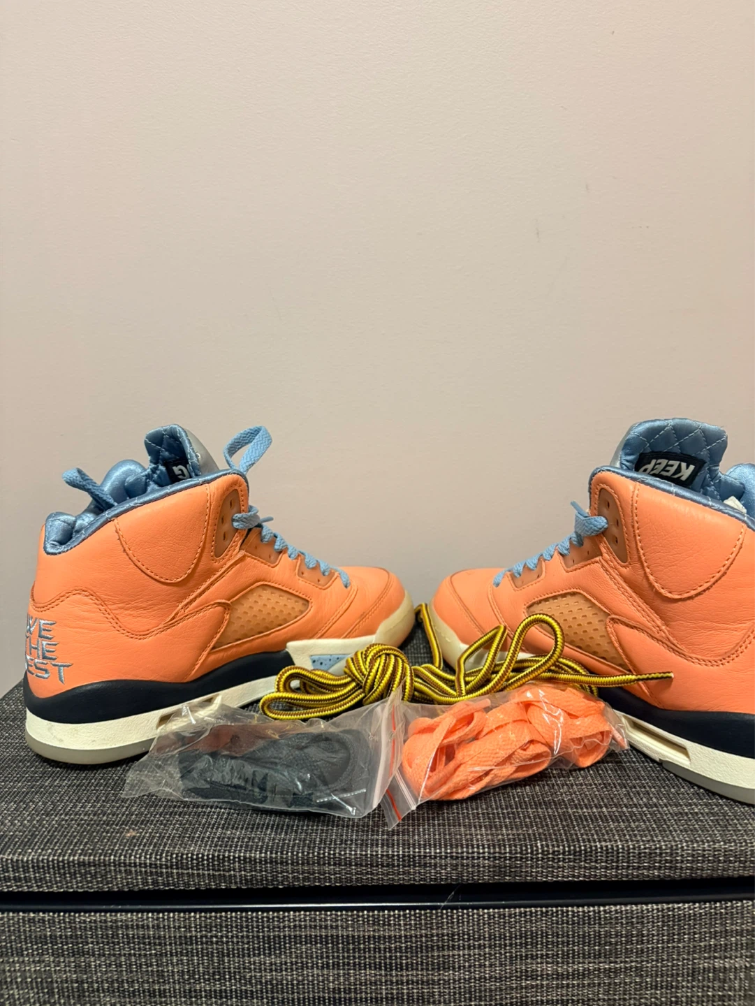 DJ Khaled x Air Jordan 5 Retro We The Best Crimson Bliss - photo 3