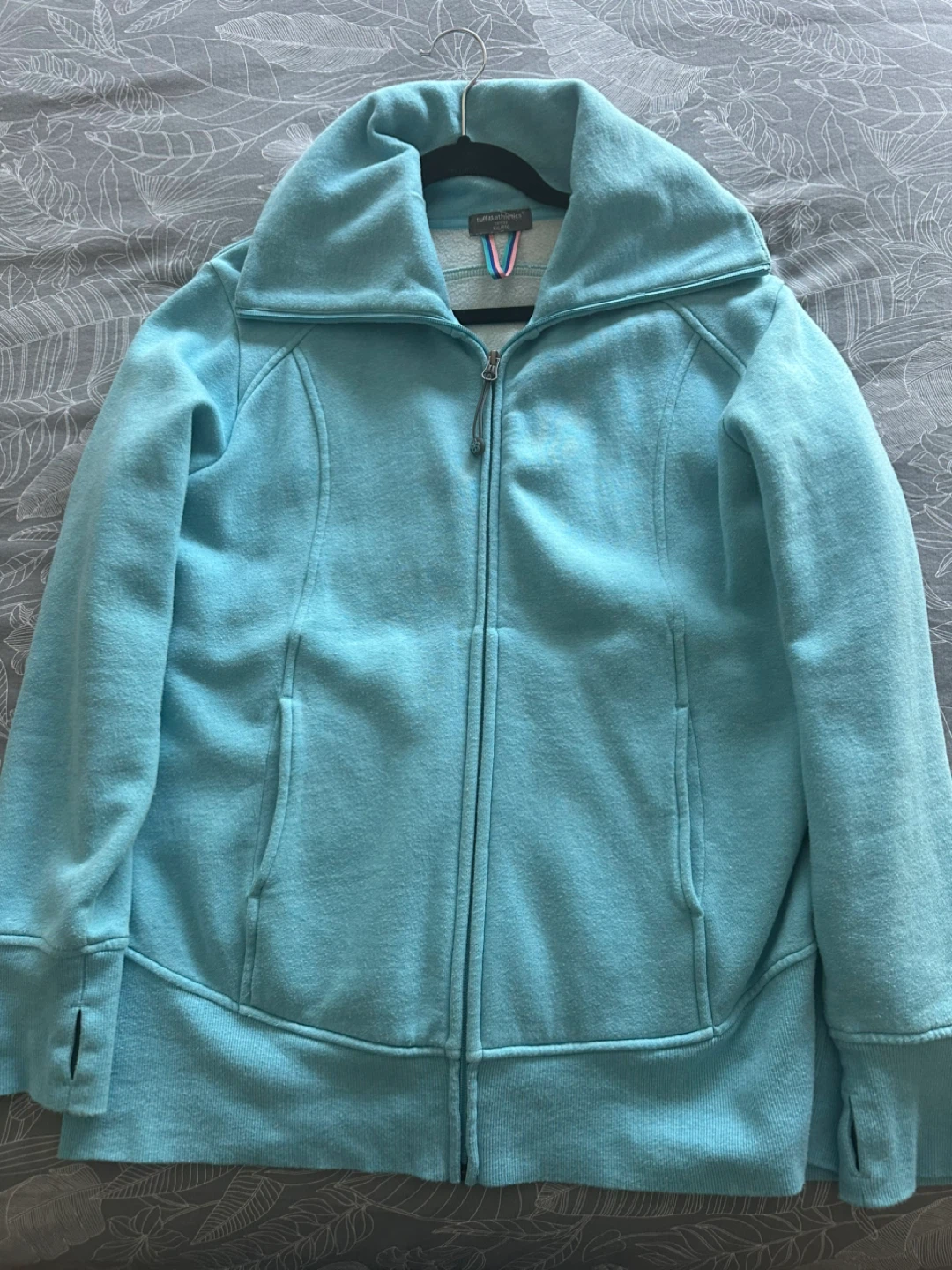 Tuff Athletics Blue Zip-Up Hoodie XXL
