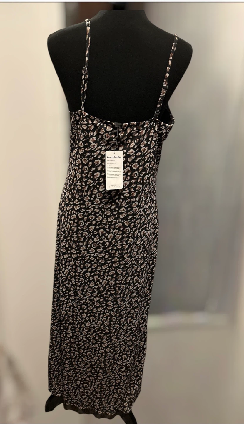 PrettyGarden Women's Leopard Print Maxi Dress XL - photo 2