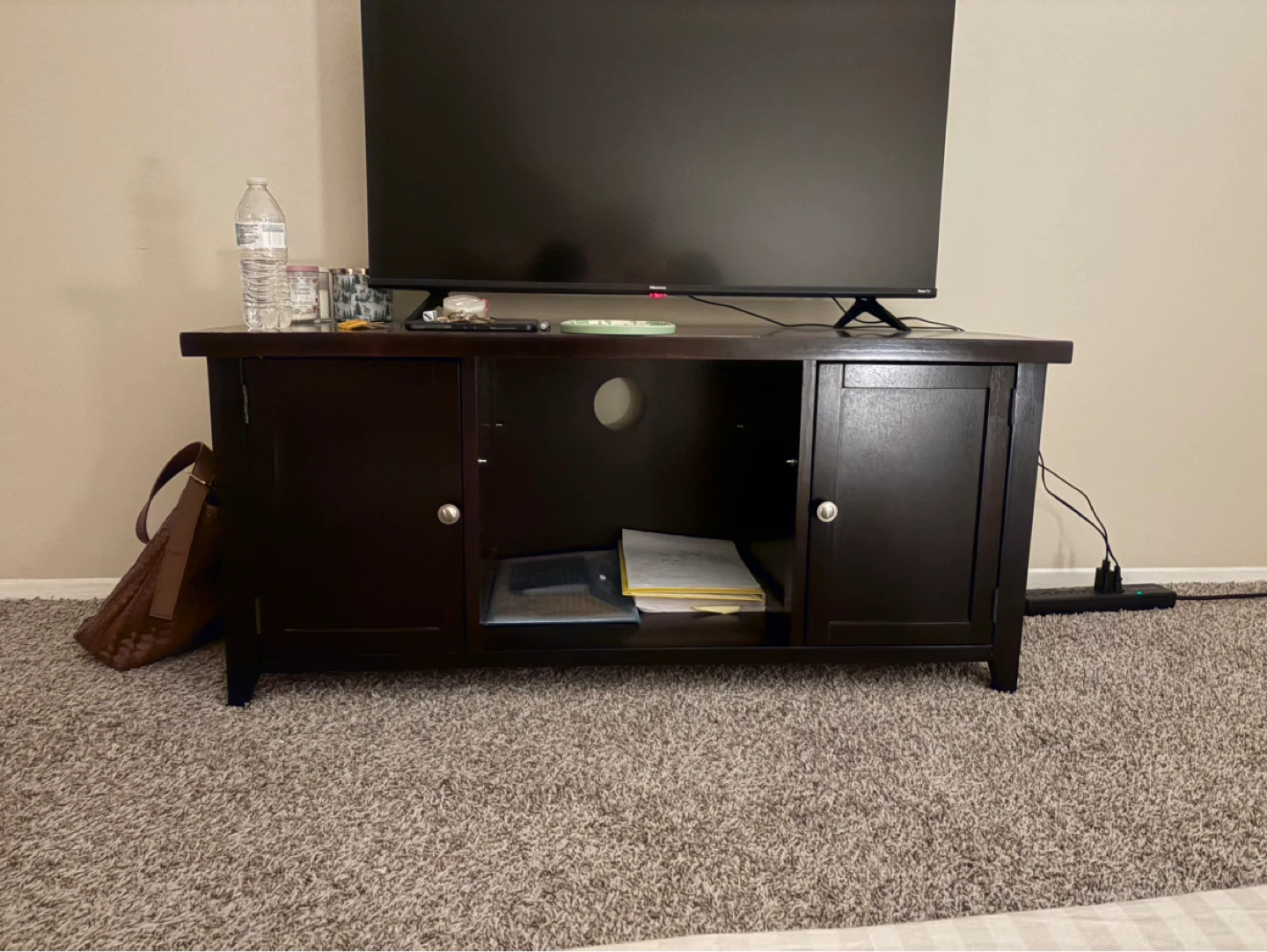 Dark Brown TV Stand