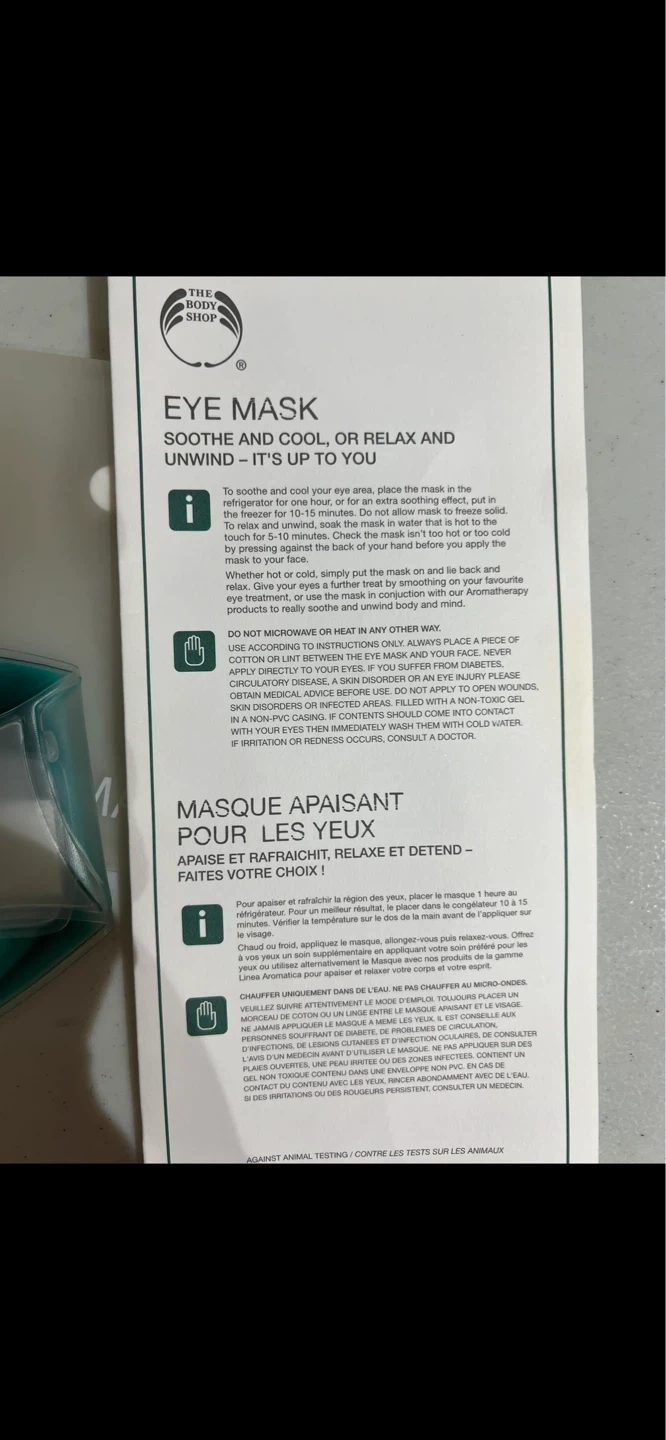 The Body Shop Eye Mask