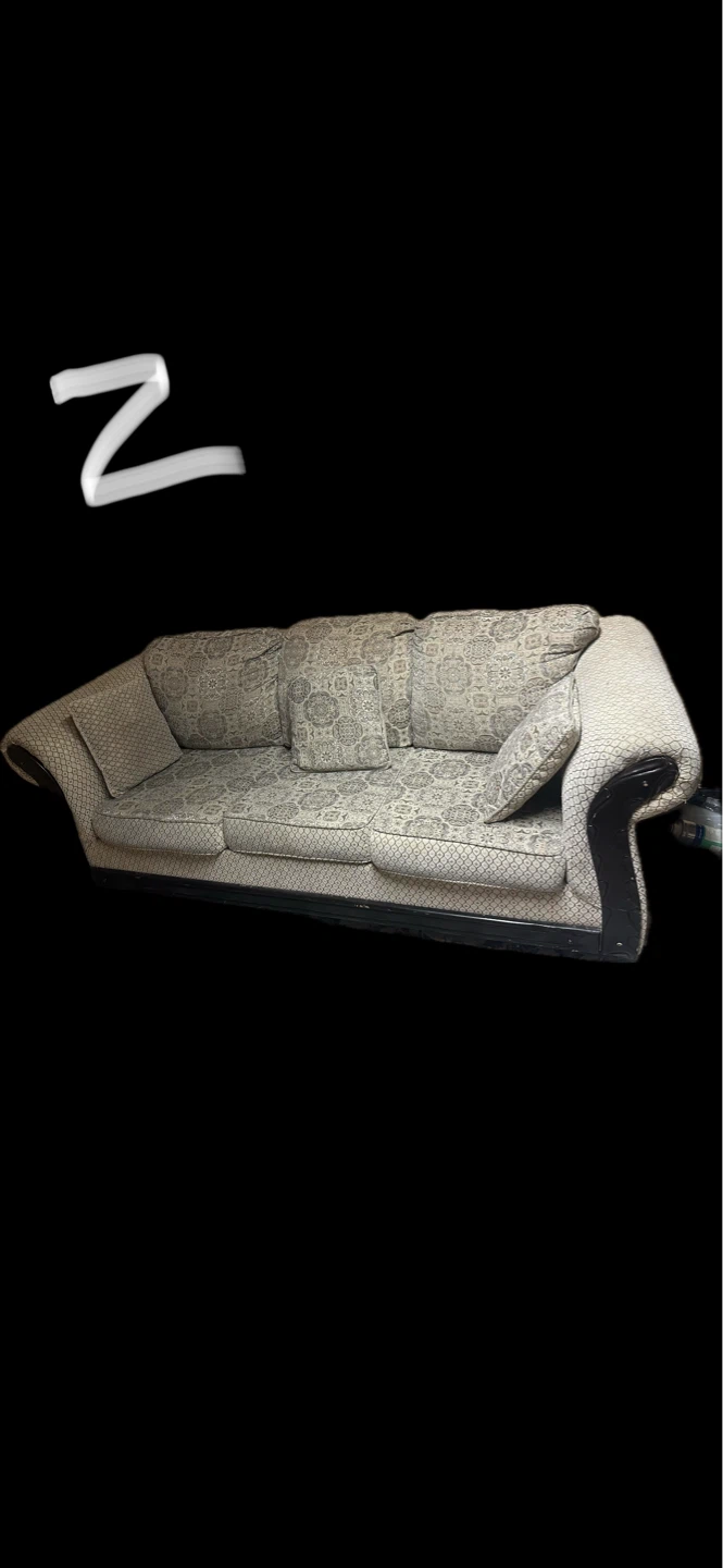 Vintage Sofa and Armchair Set