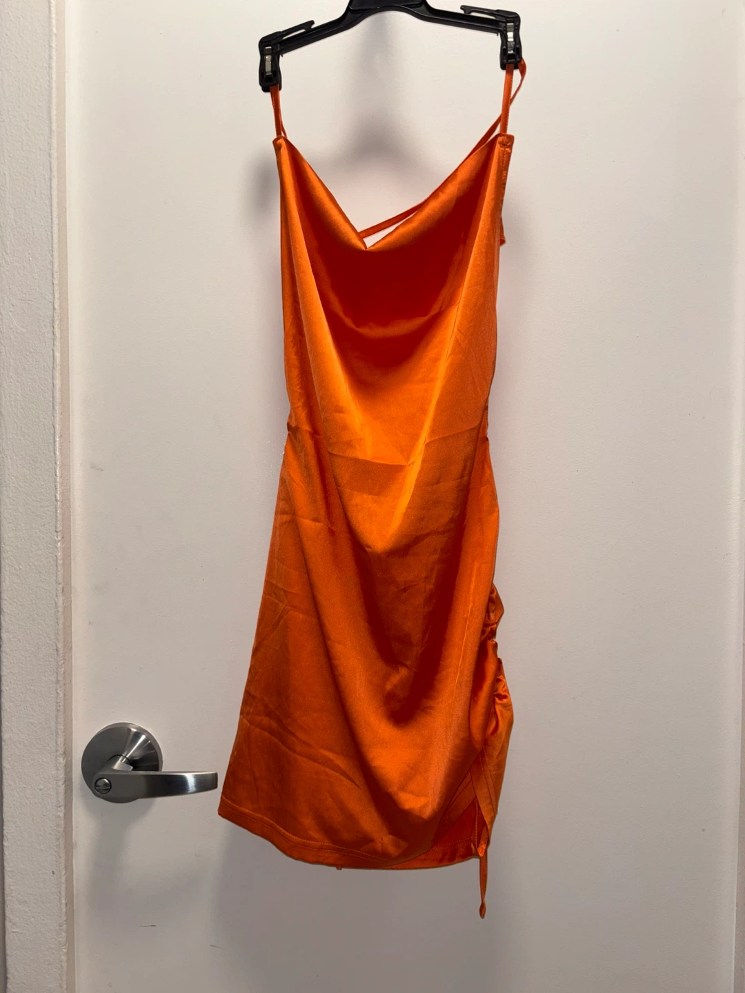 SHEIN Orange Slip Dress XS