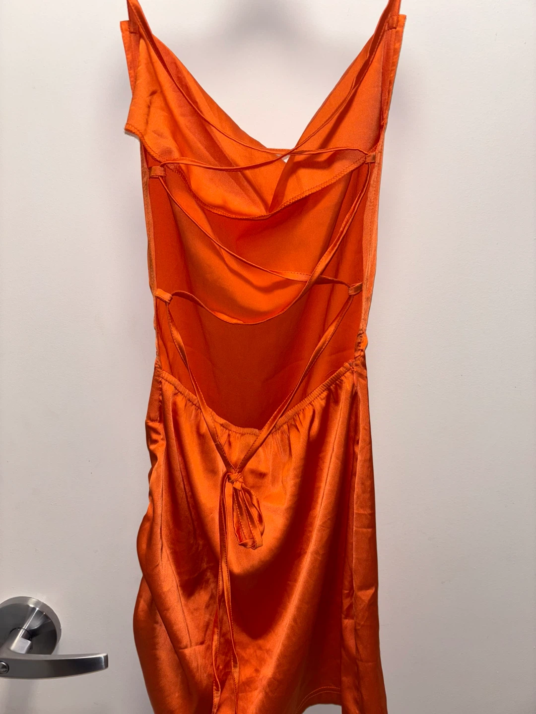 SHEIN Orange Slip Dress XS - photo 3