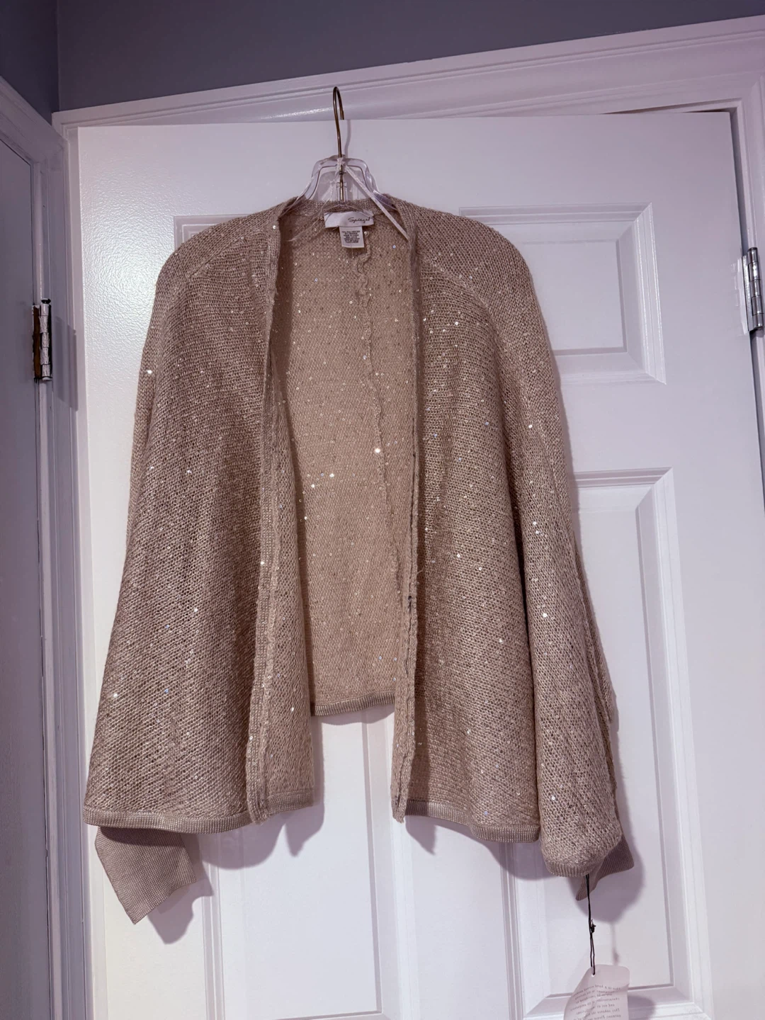 Spiegel Women's Large Sequin Cardigan