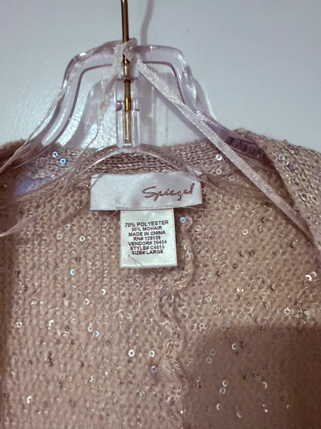 Spiegel Women's Large Sequin Cardigan - photo 2