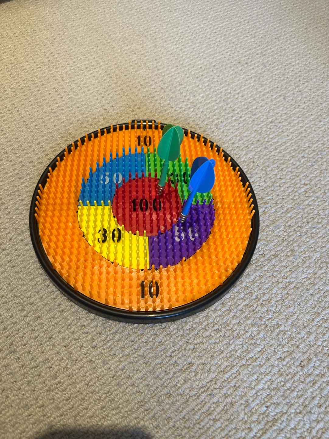 Children's Dartboard Toy with Suction Darts