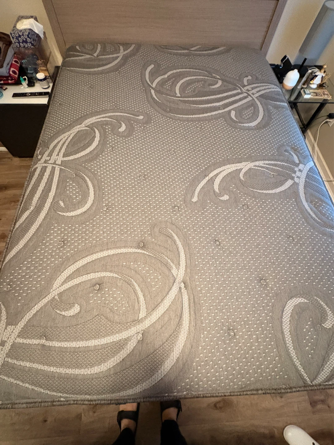 Full Size Bed Frame + Mattress - photo 3