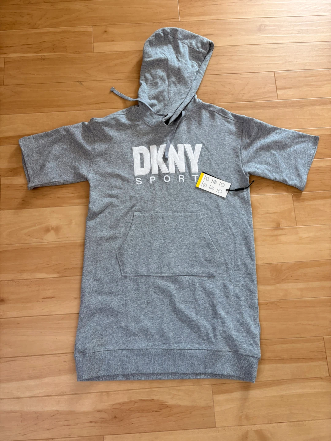 DKNY Sport Grey Hoodie Dress