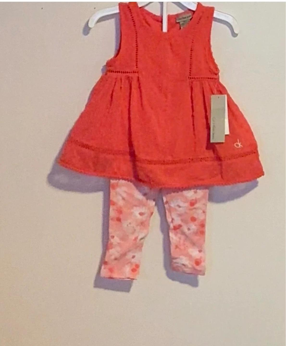 GIRLS 2PC LEGGINGS SUITE (SIZE:18 MONTHS)
