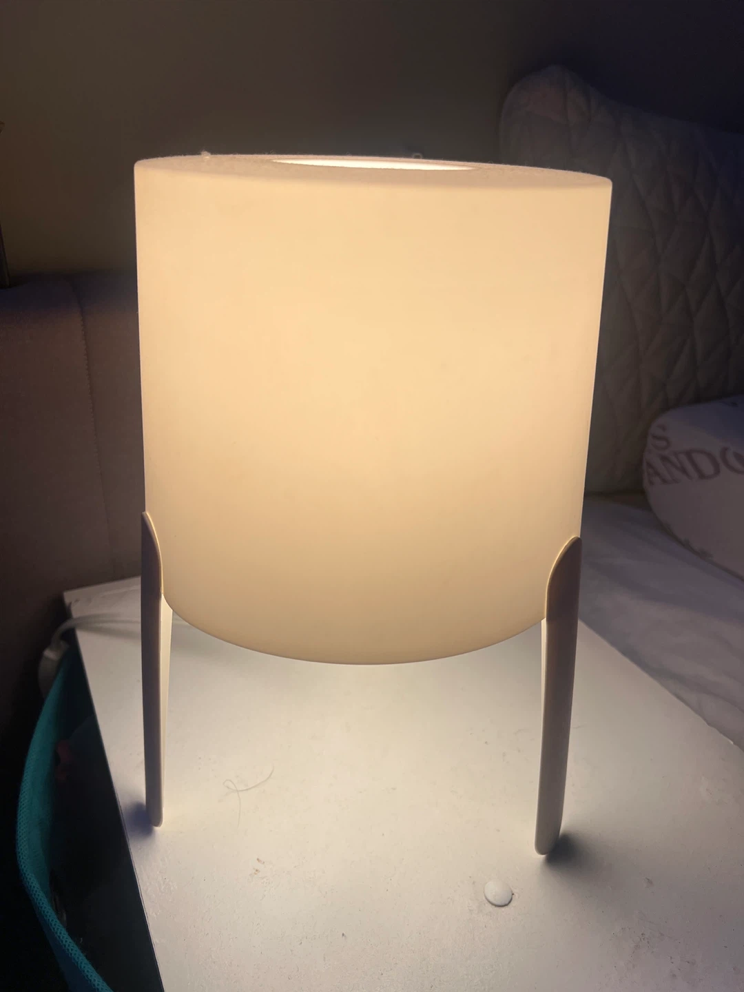 ikea Modern Cylindrical Table Lamp