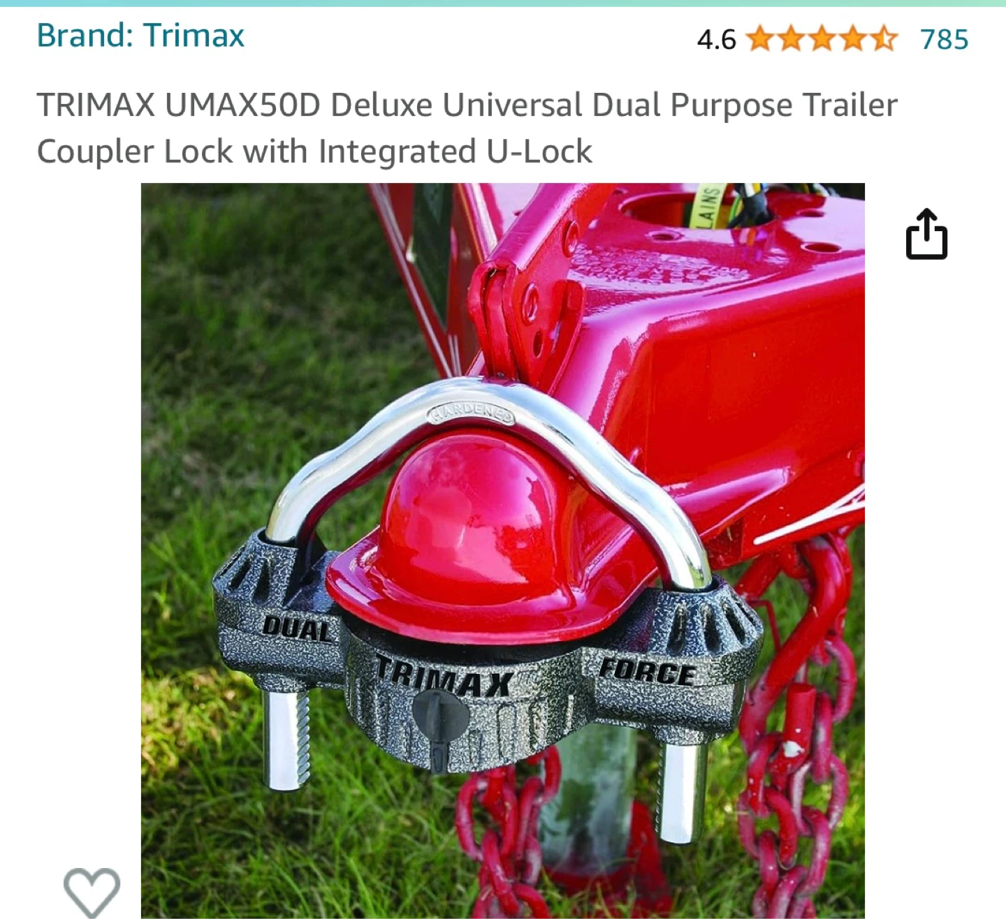 Tri-Max Universe UMax50D Trailer Lock - photo 4