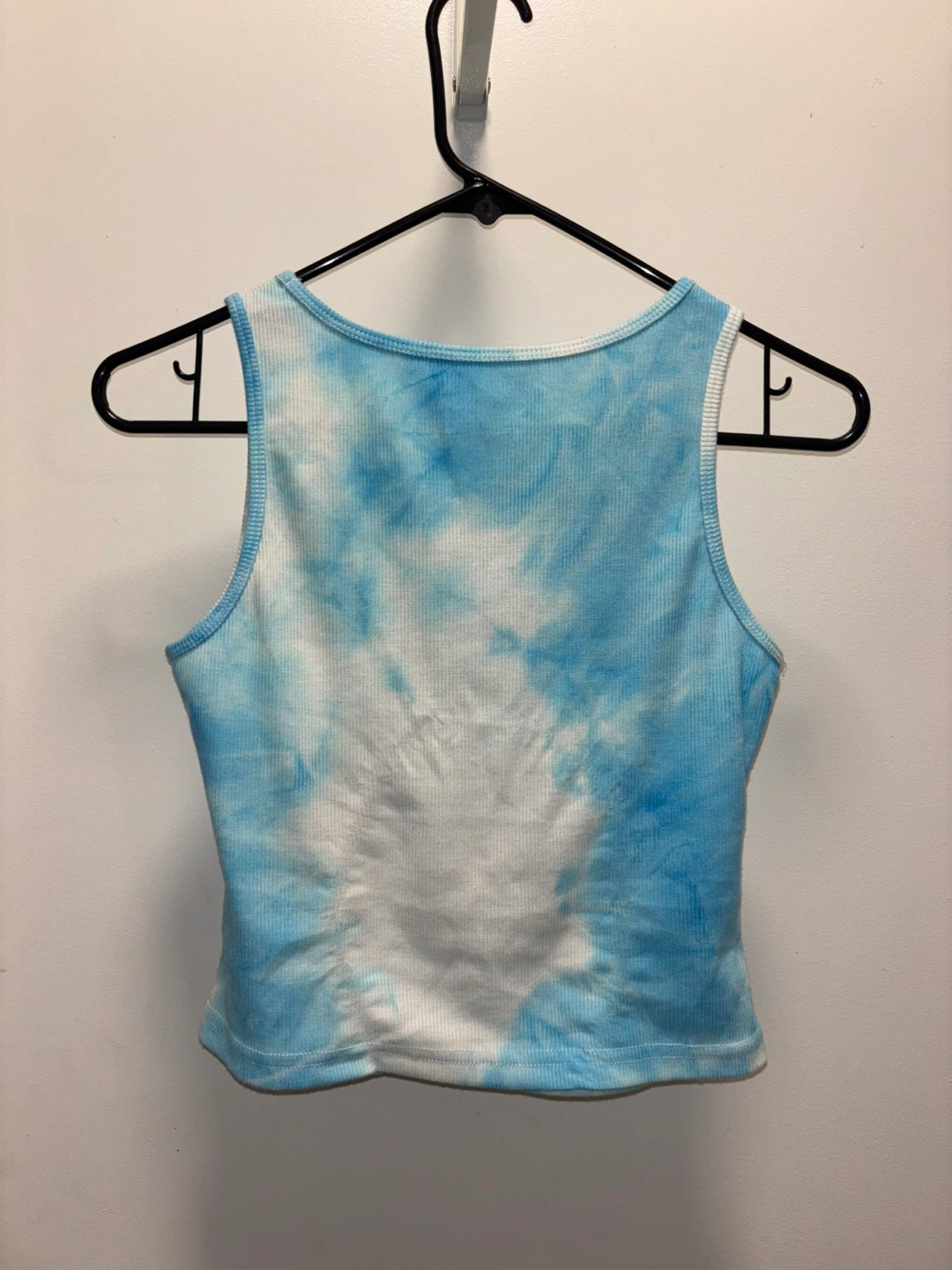 ROMWE Blue Tie-Dye Graphic Tank Top XS - photo 2