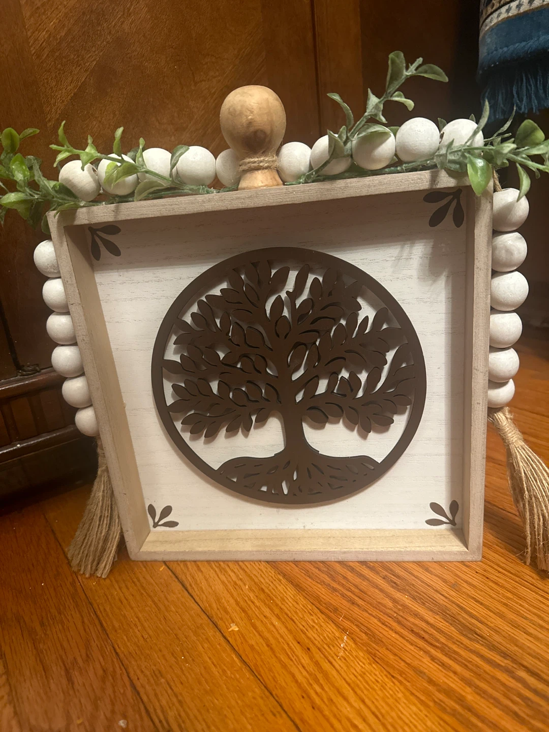 Farmhouse Tree of Life Wooden Sign - photo 2