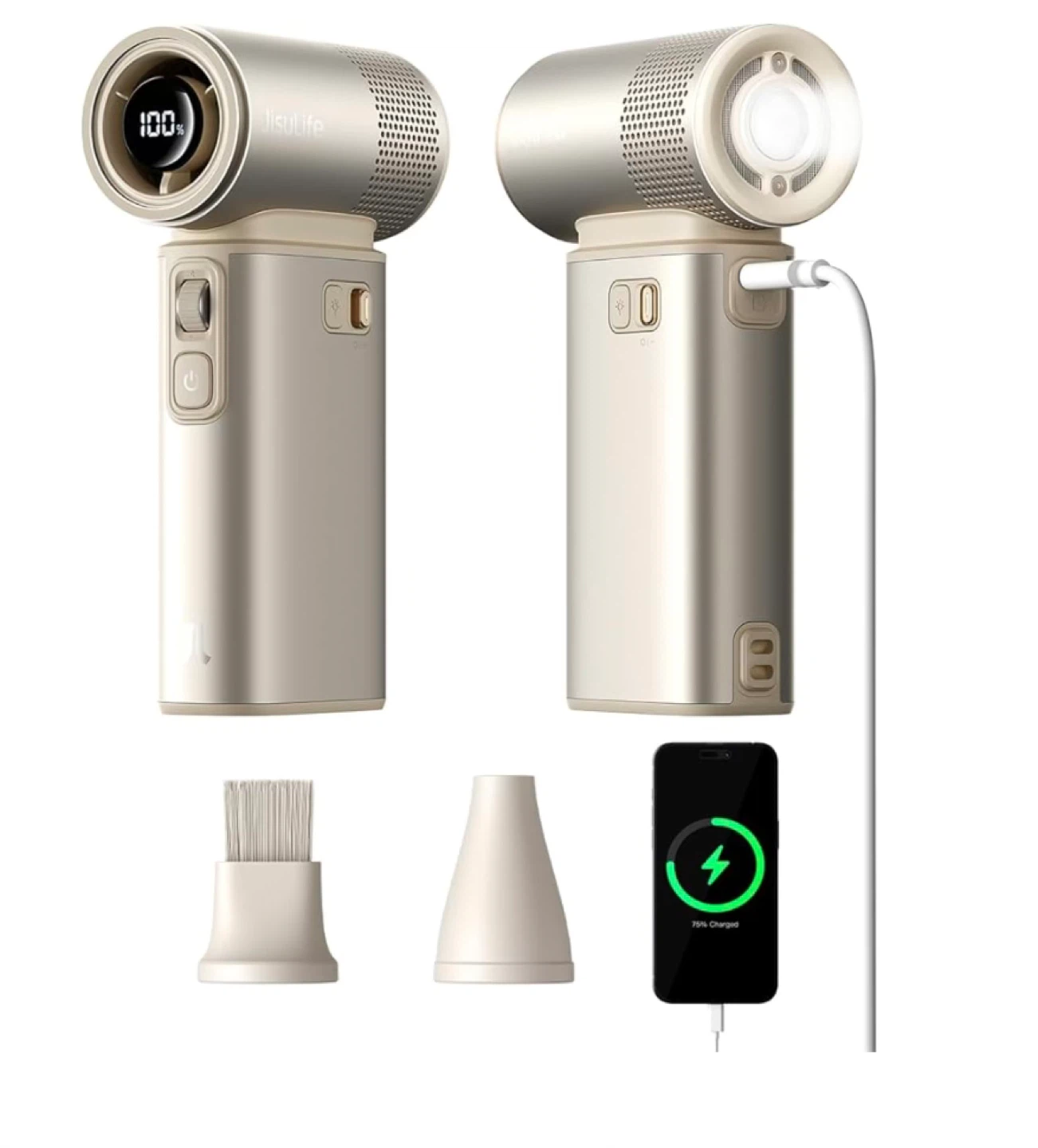 Lisulife Portable Mini Vacuum Cleaner with Light