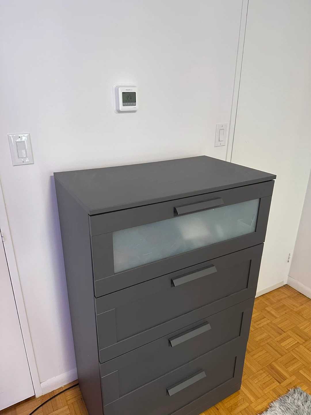 IKEA Brimnes Chest of Drawers, Grey, Moving Sale - photo 2