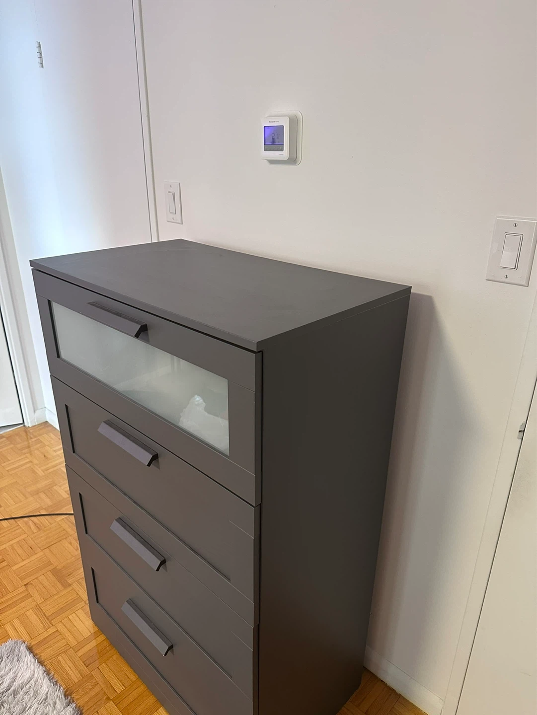IKEA Brimnes Chest of Drawers, Grey, Moving Sale - photo 3
