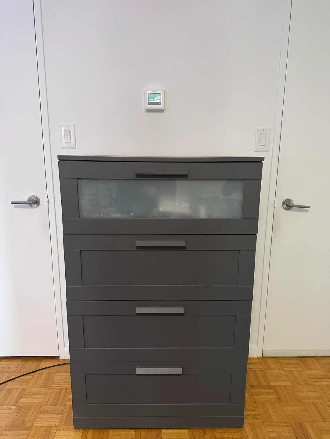 IKEA Brimnes Chest of Drawers, Grey, Moving Sale