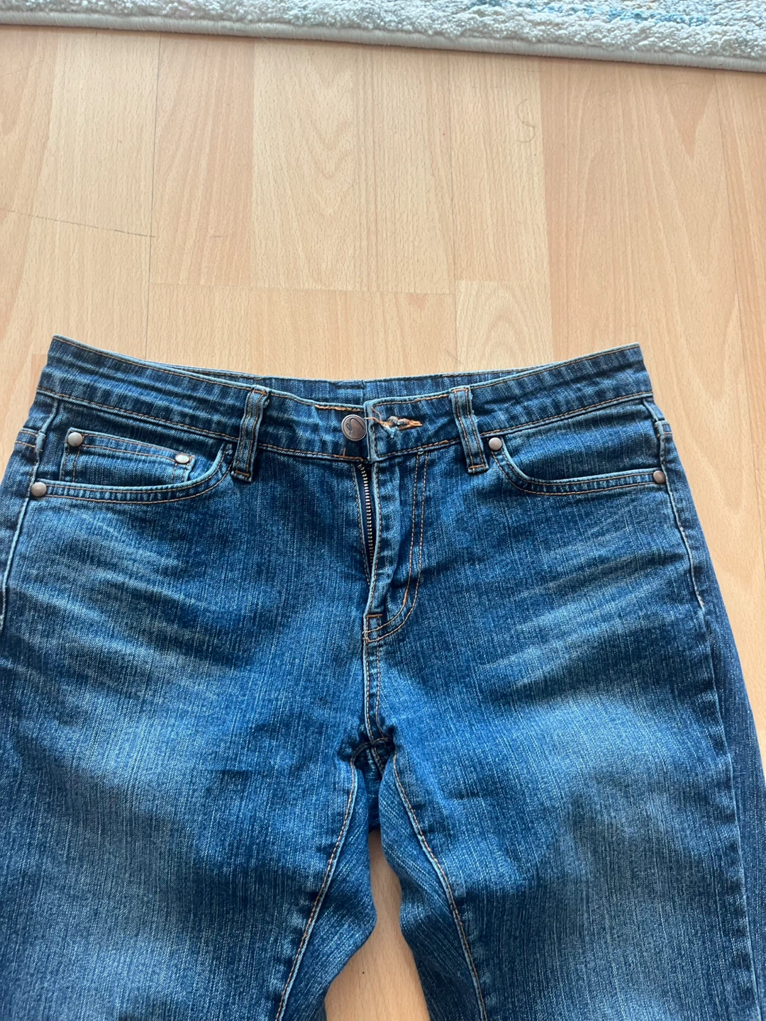 thrifty low rise boot cut jeans - photo 2