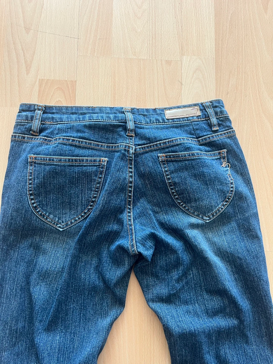 thrifty low rise boot cut jeans - photo 3