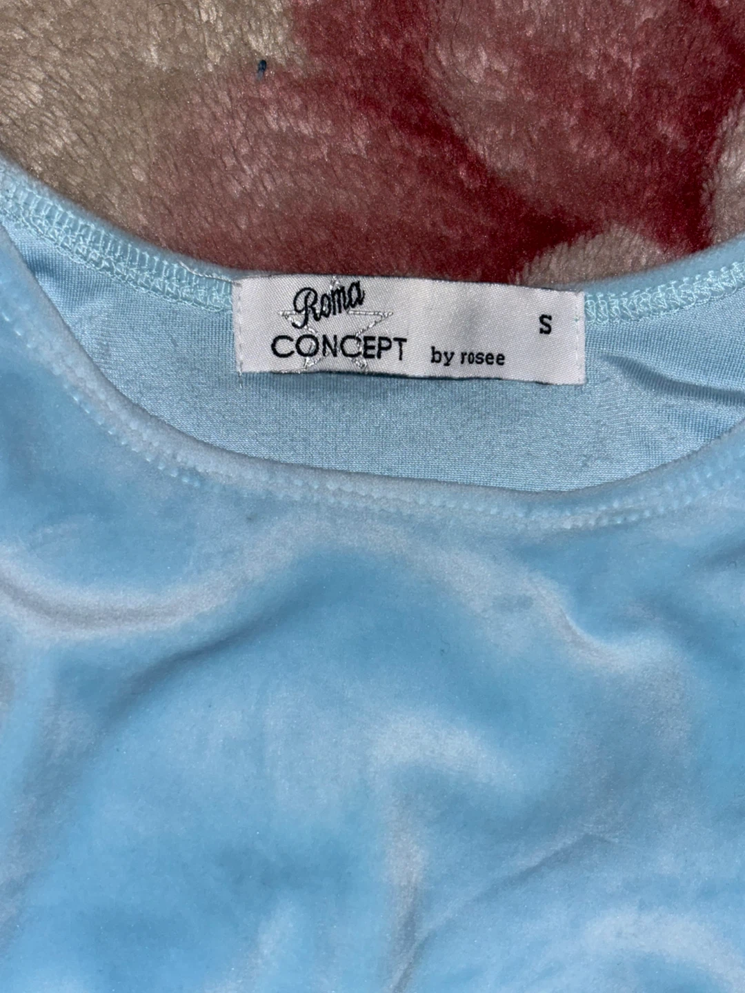 Roma Concept by Rosee Velour Lounge Set - Blue, Size S - photo 3