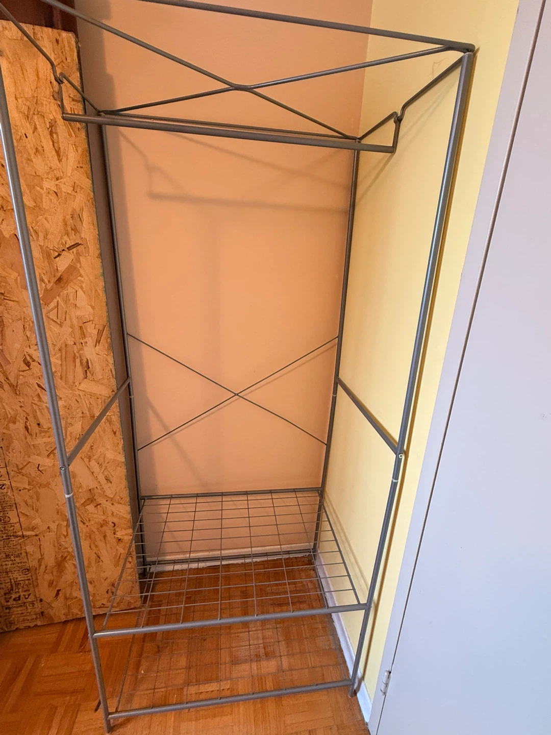 Metal Garment Rack with Shelf - photo 2