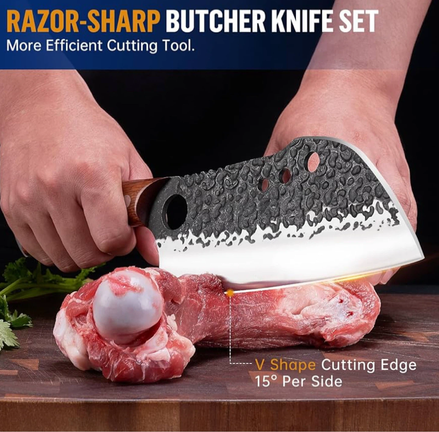 Premium Kitchen Knife Set - 4 Piece Hand Forged - photo 2