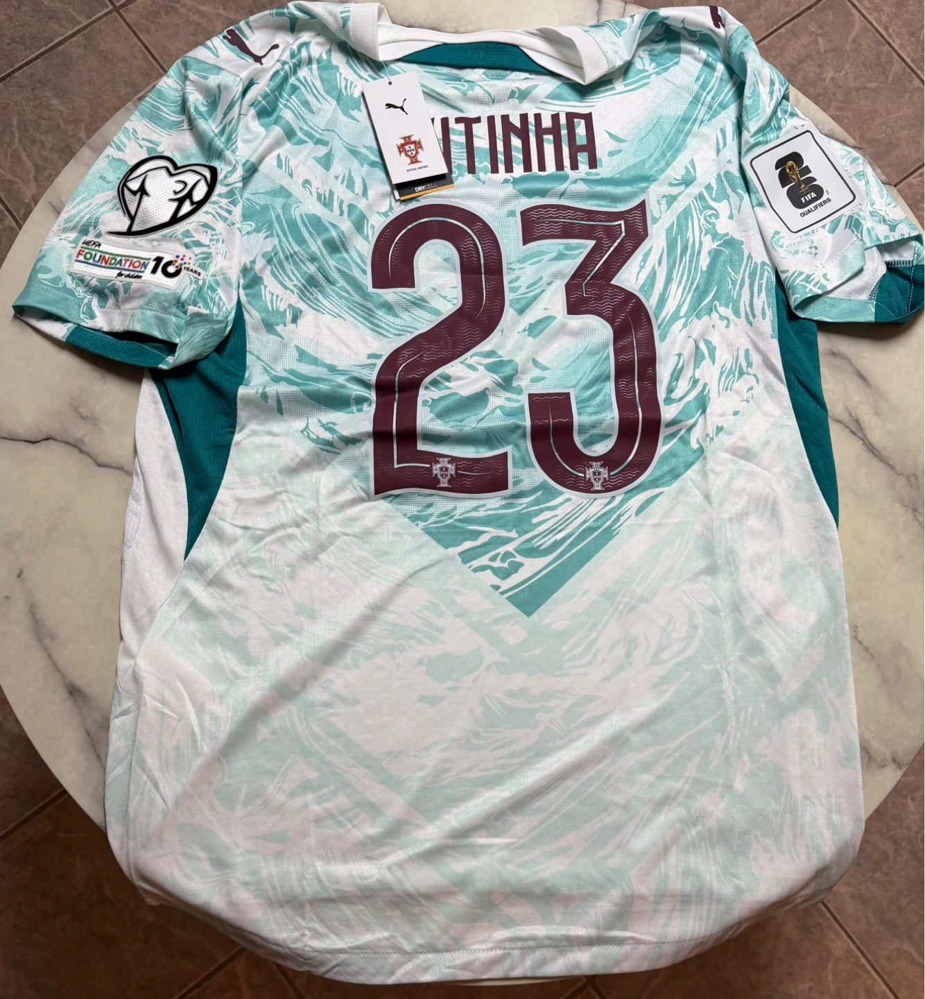 Puma Portugal National Team Soccer Jersey #23 - photo 2
