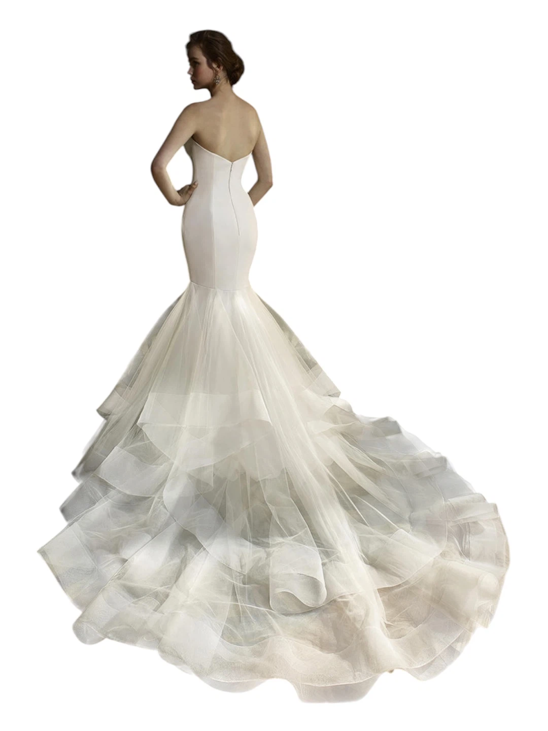 Enzoani "Katalina" Mermaid Wedding Dress Ivory Size 12 - photo 2
