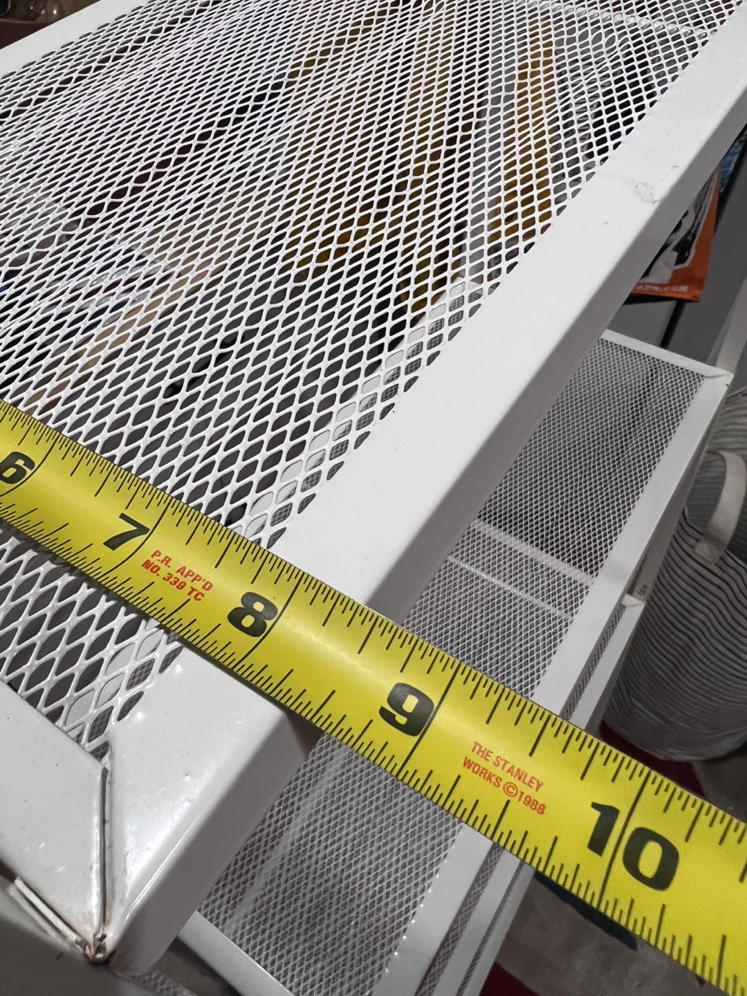 White Metal Shelf Unit - photo 5