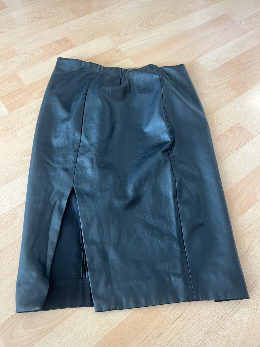 Babaton leather skirt