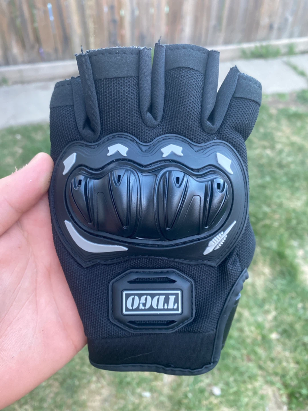 TDGO Fingerless Motorcycle Gloves