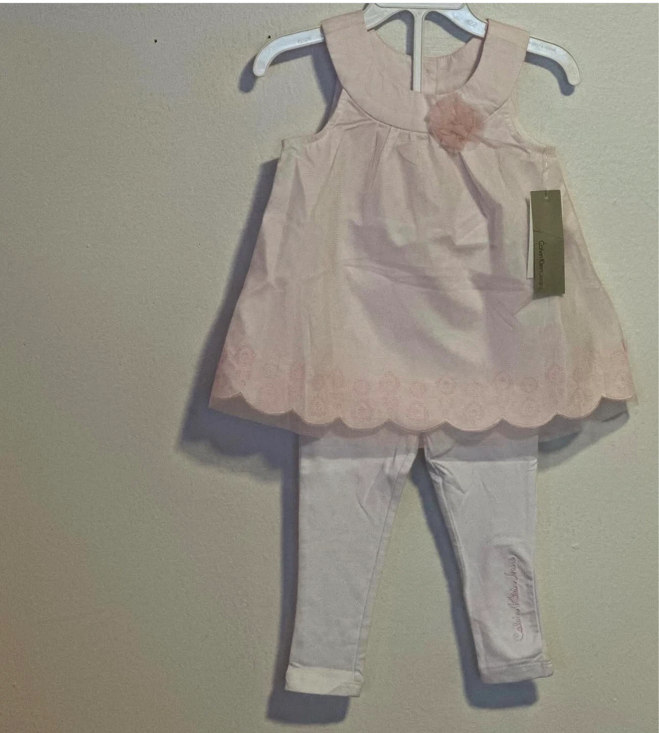 GIRLS 2PC LEGGINGS SUITE (SIZE:24 MONTHS)