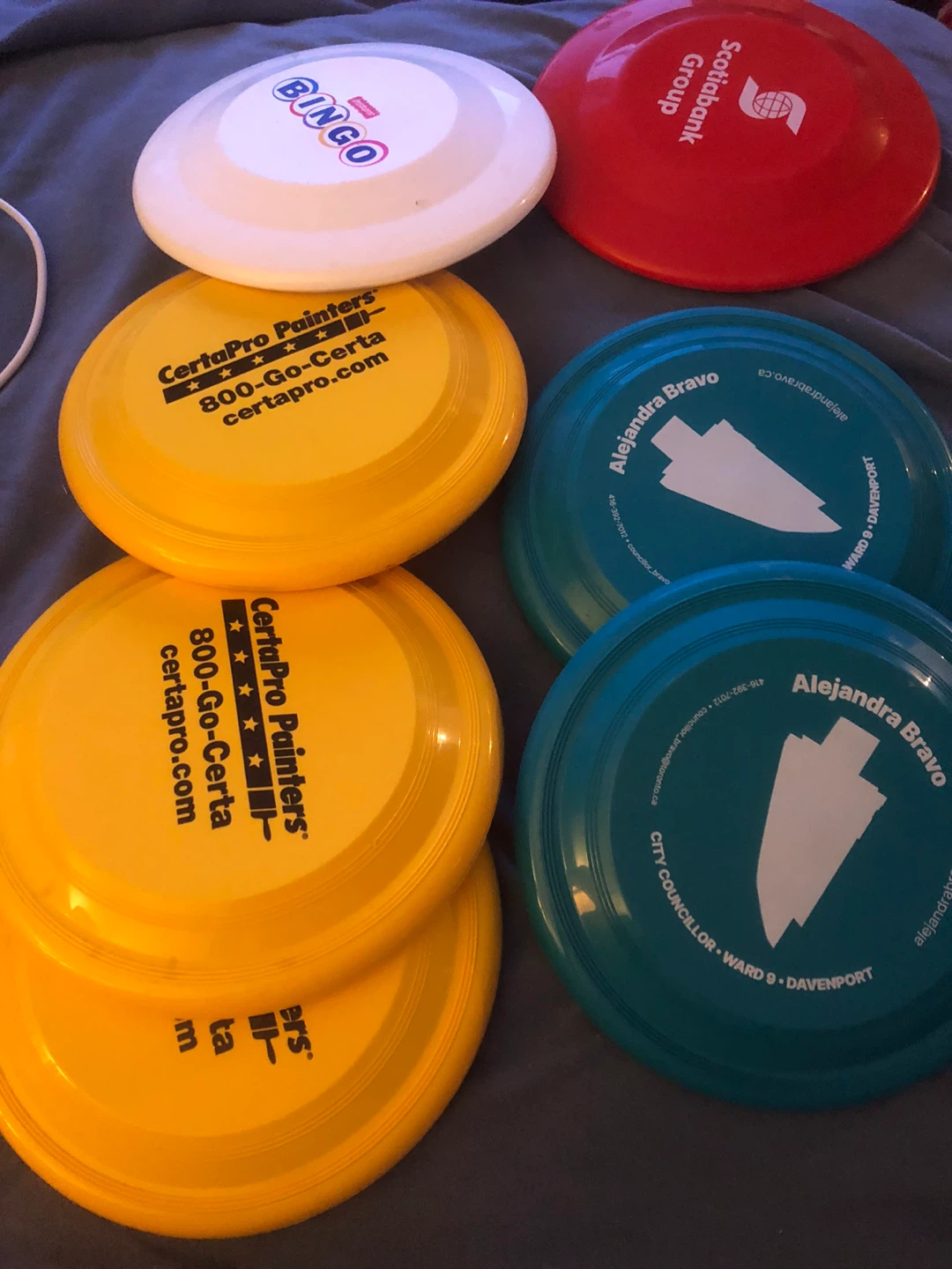 Assorted Branded Frisbees - 7