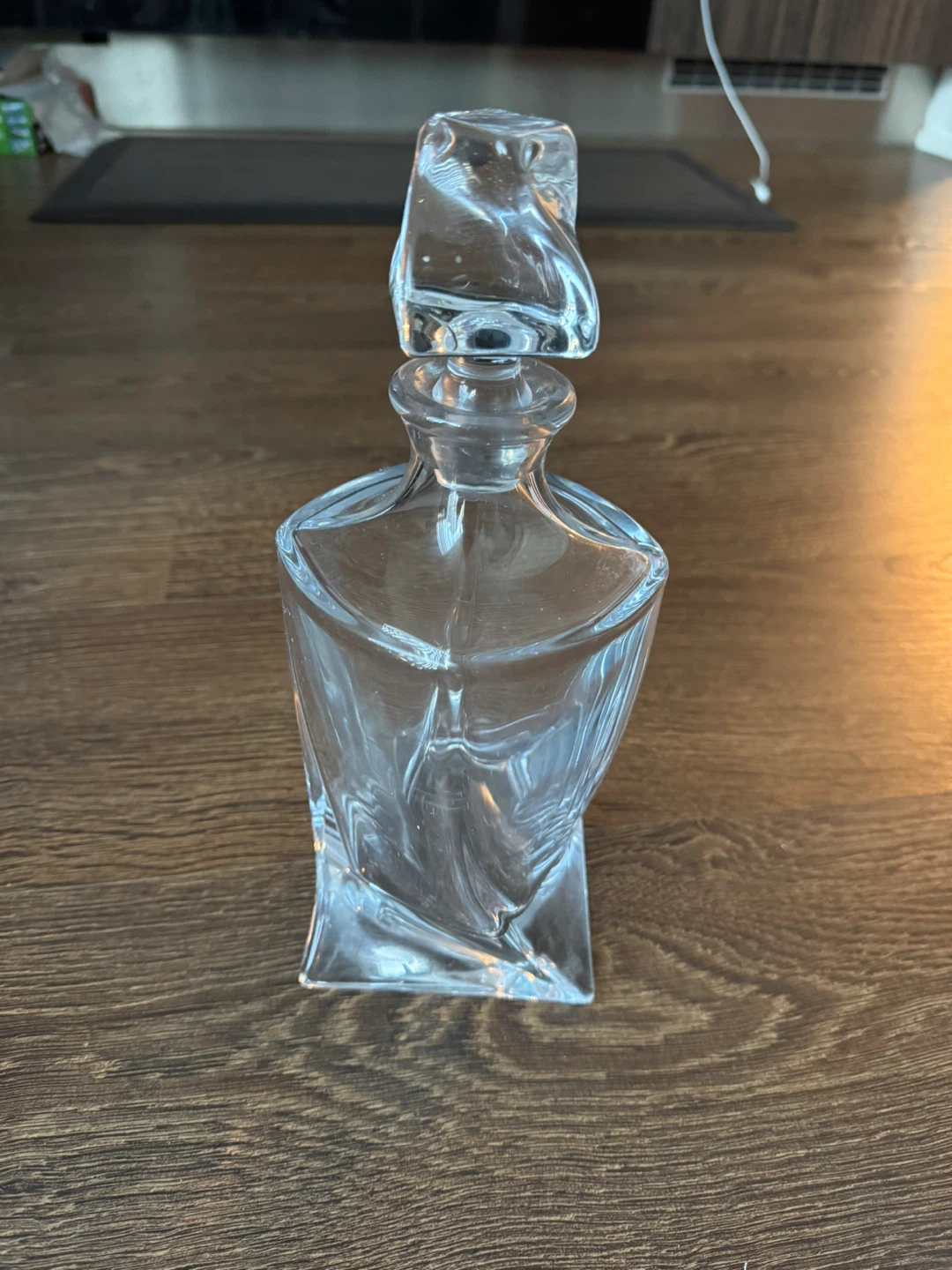 Clear Glass Decanter with Stopper - photo 2