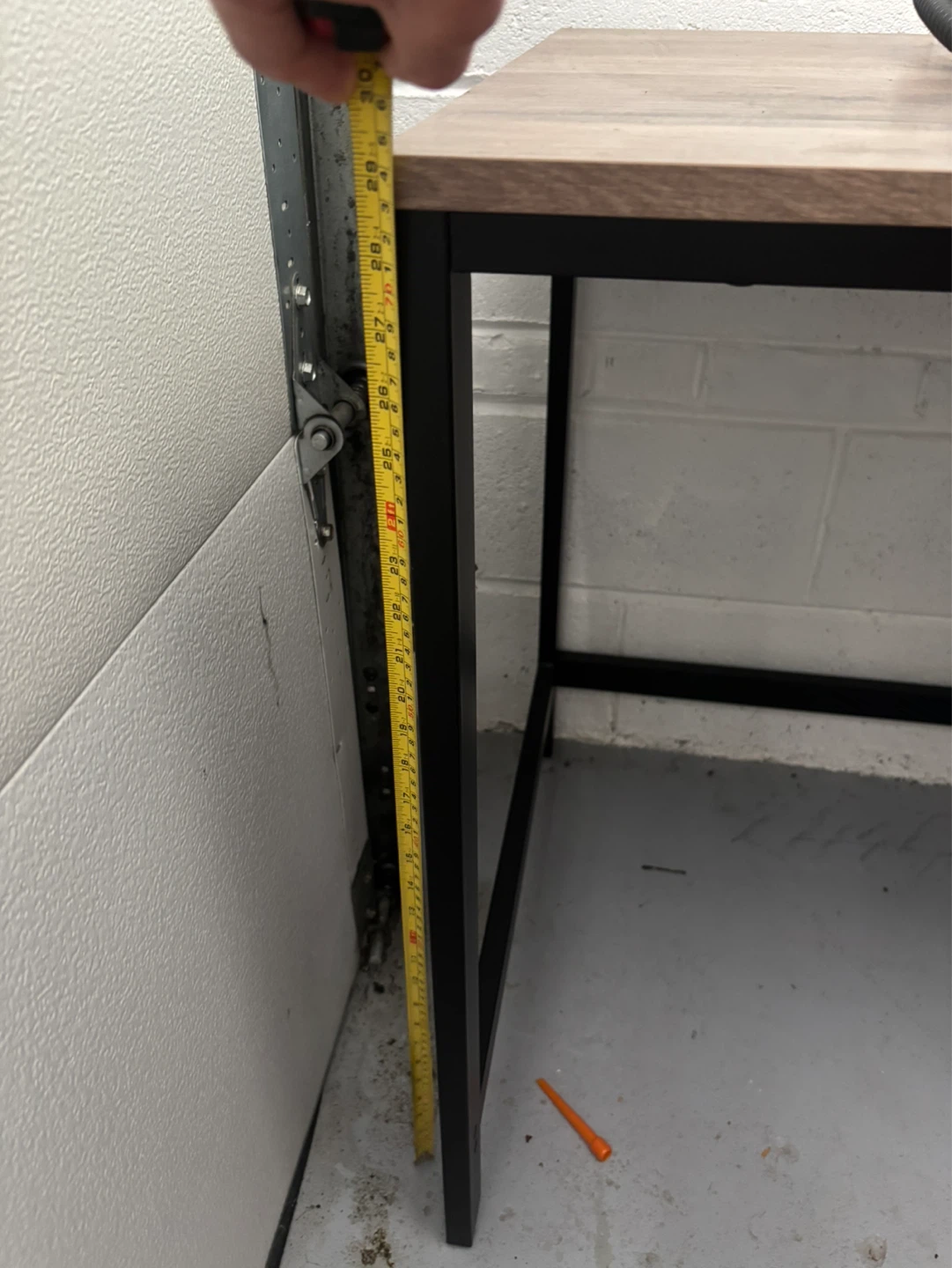 Wood and Metal Desk with Shelves - photo 4
