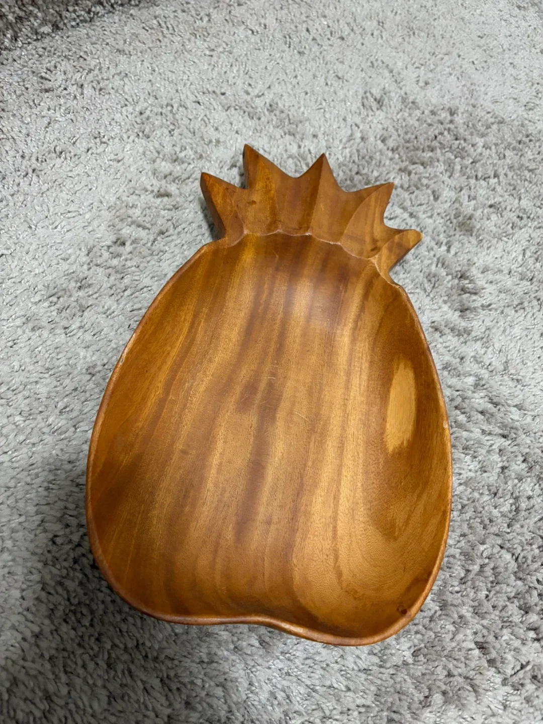 Wooden Pineapple Bowl