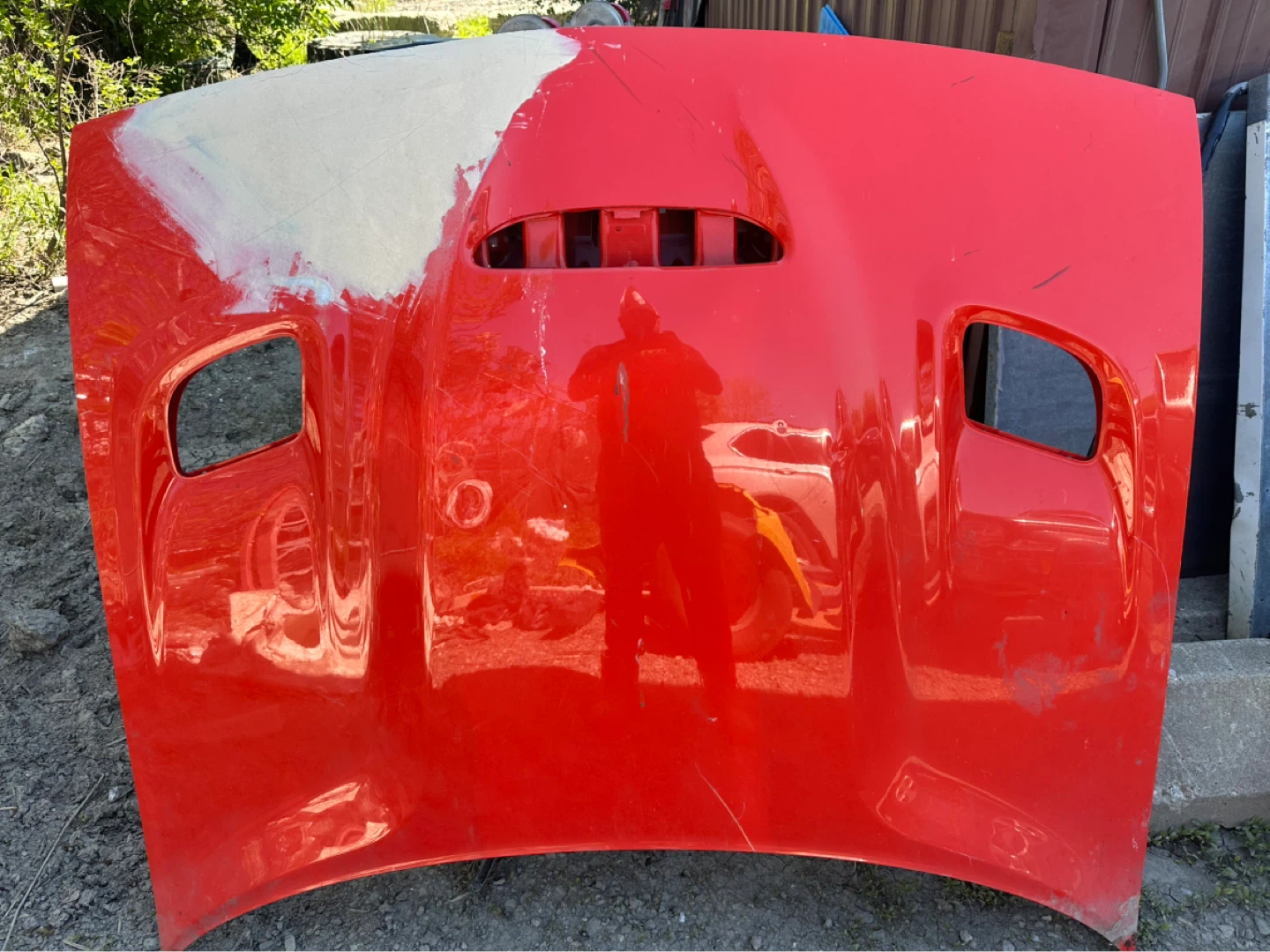 Orange 2015 TO 2023 CHALLENGER R/T SCAT PACK HOOD PANEL OEM